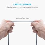 Anker USB C Cable, PowerLine+ USB-C to USB 3.0 cable (3ft), High Durability, for Samsung Galaxy Note 8, S8, S8+, S9, S10, Sony XZ, LG V20 G5 G6, HTC 10, Xiaomi 5 and More. Laptop