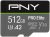 PNY 512GB PRO Elite Class 10 U3 V30 microSDXC Flash Memory Card – 100MB/s, Class 10, U3, V30, A2, 4K UHD, Full HD, UHS-I, micro SD
