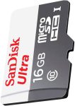 SanDisk Ultra SDSQUNS-016G-GN3MN 16GB 80MB/s UHS-I Class 10 microSDHC Card