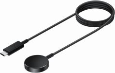 SAMSUNG Official Galaxy Watch Fast Wireless Charger (USB-C) – Black (EP-OR900BBEGWW)