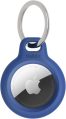 Belkin Apple AirTag Secure Holder with Key Ring – Durable Scratch Resistant Case With Open Face & Raised Edges – Protective AirTag Keychain Accessory For Keys, Pets, Luggage, Backpacks – Blue