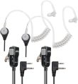 Midland AVPH3 Transparent Security Headsets with PTT/VOX – Wrap Around Design – Lasting Comfort Pair, Black