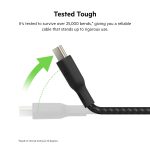 Belkin 2M USB-C to USB-C 100W Fast Charging Cable – Black