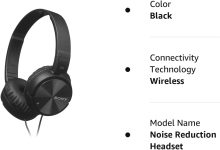Sony ZX110NC Noise Cancelling Headphones