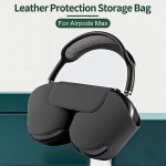 BGGCHEECA SY-K Smart Case Compatible for Airpods Max, Sleep Mode Compatible, Anti-Scratch and Anti-Dust, Portable Carry Travel Case Compatible for Apple Airpod Max, Headphone case. (Black)