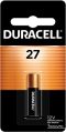 Duracell 27 12V Alkaline Battery, 1 Count Pack, 27 12 Volt Alkaline Battery, Long-Lasting for Key Fobs, Car Alarms, GPS Trackers, and More