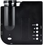 Pyle Full HD 1080p Mini Portable Pocket Video & Cinema Home Theater Projector-Built-in Stereo Speaker, LCD+LED Lamp, Digital Multimedia, HDMI, USB & VGA Inputs for TV PC Game Business Computer Laptop