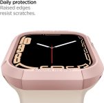 Spigen Rugged Armor Protector Designed for Apple Watch Case Series 9/8/SE2/7/6/SE/5/4 41mm/40mm – Rose Gold