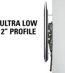 Sanus Universal Low Profile Tilt TV Wall Mount for 37″ – 80″ LED, LCD & Plasma TVs, Eliminates Glare with 10º of Tilt & Post-Install Adjustments – 3 Step Install – Safety Certified – MLT14-B1