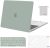 MOSISO Compatible with MacBook Air 13 inch Case 2022, 2021-2018 Release A2337 M1 A2179 A1932 Retina Display Touch ID, Plastic Hard Shell&Keyboard Cover&Screen Protector&Storage Bag, Antique Green