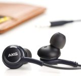 Samsung AKG Earbuds Original 3.5mm in-Ear Headphones with Remote & Mic for Galaxy A71, A31, Galaxy S10, S10e, Note 10, Note 10+, S10 Plus, S9 – Braided, Includes Velvet Carrying Pouch – Black