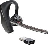 Plantronics by Poly Voyager 5200 UC Wireless Headset & Charging Case – Single-Ear Bluetooth Headset w/Noise-Canceling Mic – Connect Mobile/Mac/PC via Bluetooth – Works w/Teams, Zoom – (206110-102)