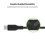 Belkin 2M USB-C to USB-C 100W Fast Charging Cable – Black