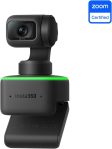 Insta360 Link – PTZ 4K Webcam with 1/2″ Sensor, AI Tracking, Gesture Control, HDR, Noise-Canceling Microphones, Specialized Modes, Webcam for Laptop, Video Camera for Video Calls, Live Streaming