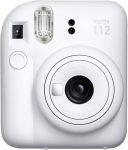 Fujifilm Instax Mini 12 Instant Film Camera, Clay White