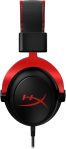 HyperX Cloud II – Gaming Headset, 7.1 Surround Sound, Memory Foam Ear Pads, Durable Aluminum Frame, Detachable Microphone, Works with PC, PS5, PS4, Xbox Series X|S, Xbox One – Red