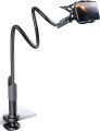 Lamicall Phone Holder Bed Gooseneck Mount – Cell Phone Clamp Clip for Desk, Flexible Lazy Long Arm Headboard Bedside, Overhead Mount Stand, Compatible with iPhone 15 Pro Max/Plus XR X 8 7 6 Plus