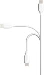 Amazon Basics USB-C to USB-A 2.0 Fast Charger Cable, 480Mbps Speed, USB-IF Certified, for Apple iPhone 15, iPad, Samsung Galaxy, Tablets, Laptops, 3 Foot, White