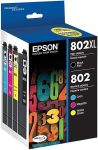 EPSON 802 DURABrite Ultra Ink High Capacity Black & Standard Color Cartridge Combo Pack (T802XL-BCS) Works with WorkForce Pro WF-4720, WF-4730, WF-4734, WF-4740
