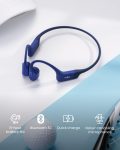 SHOKZ OpenRun Mini (AfterShokz Aeropex Mini) -Bone Conduction Open-Ear Bluetooth Sport Headphones – Waterproof Wireless Earphones for Workouts and Running – Built-in Mic, with Headband