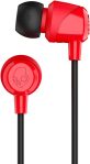 Skullcandy Jib In-Ear Wired Earbuds, Noise Isolating, Microphone, Works with Bluetooth Devices and Computers – Red