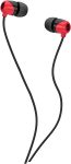 Skullcandy Jib In-Ear Noise-Isolating Earbuds, Lightweight, Stereo Sound and Enhanced Base, Wired 3.5mm Jack Connectivity, Red/Black