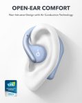 Soundcore by Anker, AeroFit Open-Ear Headphones, Ultra Comfort, Snug Fit, Ergonomic Ear Hook, Balanced Sound, IPX7 Waterproof, 42H Playtime, Bluetooth 5.3, App Control, Clear Calls, Wireless Earbuds