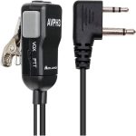 Midland AVPH3 Transparent Security Headsets with PTT/VOX – Wrap Around Design – Lasting Comfort Pair, Black