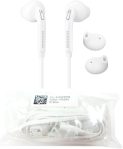 Samsung Eo-Eg920Bw White Headset/Handsfree/Headphone/Earphone With Volume Control Compatible with Galaxy Phones (Non Retail Packaging – Bulk Packaging)