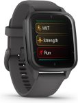 Garmin Venu® Sq 2 GPS Smartwatch, All-Day Health Monitoring, Long-Lasting Battery Life, AMOLED Display, Slate and Shadow Gray