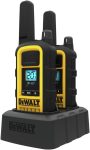 DEWALT DXFRS800 2 Watt Heavy Duty Walkie Talkies – Waterproof, Shock Resistant, Long Range & Rechargeable Two-Way Radio with VOX (2 Pack)