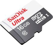 SanDisk Ultra SDSQUNS-016G-GN3MN 16GB 80MB/s UHS-I Class 10 microSDHC Card