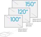 BenQ HT2060 1080p HDR LED Home Theater Projector | DCI-P3 & Rec.709 Wide Color Gamut | 8.3ms 120hz | Vertical Lens Shift | 2D Keystone | 1.3x Zoom | S/PDIF | HDMI 2.0 | Built-in 5Wx2 Speakers | 3D
