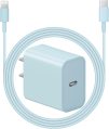 iPhone Charger Super Fast Charging 20W PD Power Wall Charger with 6FT Charging Cable Compatible i Phone 14/14 Pro Max/13/13 Pro Max/12/12 Pro/12 Pro Max/11/11 Pro iPad(Blue)