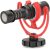 Rode VideoMicro Compact On-Camera Microphone with Rycote Lyre Shock Mount, Auxiliary, Black