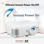 ViewSonic LS500WH 3000 Lumens WXGA LED Projector, Auto Power Off, 360-Degree Orientation for Business and Education