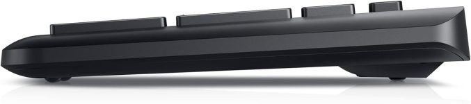 Dell Wireless Keyboard and Mouse – KM3322W, Wireless – 2.4GHz, Optical LED Sensor, Mechanical Scroll, Anti-Fade Plunger Keys, 6 Multimedia Keys, Tilt Leg – Black
