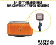 Klein Tools AEPJS1 Bluetooth Speaker, Wireless Portable Jobsite Speaker Plays Audio and Answers Calls Hands Free, IPX5, Worksite Ready