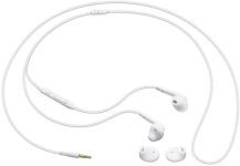 SAMSUNG Samung Wired Earbuds Original 3.5mm in-Ear Headphones Galaxy S10, S10 Plus, S10e Plus, Note 10, A71, A31 – Microphone & Volume Remote – Includes Black Velvet Carrying Pouch – White