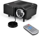 Pyle Full HD 1080p Mini Portable Pocket Video & Cinema Home Theater Projector-Built-in Stereo Speaker, LCD+LED Lamp, Digital Multimedia, HDMI, USB & VGA Inputs for TV PC Game Business Computer Laptop