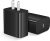 [2 Pack] iPhone 15 14 13 12 11 Charger Block, USB C Wall Charger 20W PD Power Adapter for iPhone 15/15Pro/15Pro Max/15Plus/14/13/12/11/X, Pad-Black