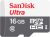 SanDisk Ultra SDSQUNS-016G-GN3MN 16GB 80MB/s UHS-I Class 10 microSDHC Card