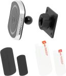 Scosche MP2AMPSPC-UB MagicMount Pro2 Universal MagSafe Magnetic Cell Phone Car Mount, Secure and Convenient with 360° Adjustable Head and AMPS Mounting Plate Compatible ProClip Vehicle Specific Bases