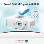 ViewSonic LS500WH 3000 Lumens WXGA LED Projector, Auto Power Off, 360-Degree Orientation for Business and Education