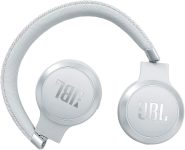 JBL Live 460NC – Wireless On-Ear Noise Cancelling Headphones with Long Battery Life and Voice Assistant Control – White, Medium
