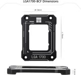 Thermalright Intel 12th/13th Generation LGA1700 Anti-Bending Buckle, Curved Pressure Plate,CPU Stress Bending Correction Fixer, Fully Fitted and Fixed Without Trace Installation (Black)