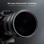 K&F Concept 52mm ND100000 ND Camera Lens Filter,16.6-Stops Fixed Neutral Density Filter with 28 Multi-Layer Coatings Waterproof & Scratch Resistant (Nano-X Series)