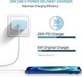 iPhone Charger Super Fast Charging 20W PD Power Wall Charger with 6FT Charging Cable Compatible i Phone 14/14 Pro Max/13/13 Pro Max/12/12 Pro/12 Pro Max/11/11 Pro iPad(Blue)
