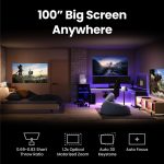 BenQ X300G 4K HDR Gaming Projector, Low input 4ms Response, Bright LED 2000 ANSI Lumen, Short Throw, 2D Keystone, Optical Zoom, Auto Focus, Tailor-Made Game Mode, Charge & DisplayUSB-C, Stream-Ready