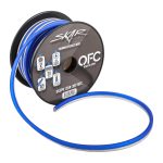 Skar Audio 12 Gauge (AWG) Elite Oxygen-Free Copper Audio Speaker Wire – 30 Feet (Blue/White)
